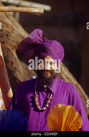 Bhangra Tänzerin Stockfoto