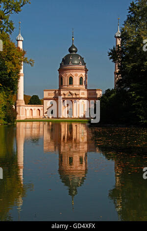 Die Moschee von Schloss Schwetzingen, Schwetzingen, Baden-Württemberg, Deutschland Stockfoto