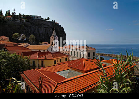 Historische Altstadt, Kirche Ingreja Nossa Senhora da Luz, Ponta do Sol, Insel Madeira, Portugal Stockfoto