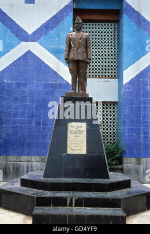 Statue von Netaji Subhash Chandra Bose in Moirang, Manipur Stockfoto