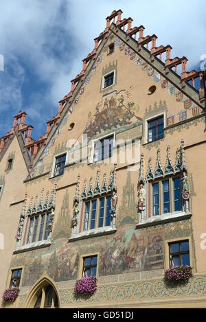 Rathaus, Ulm, Baden-Württemberg, Deutschland, Europa Stockfoto