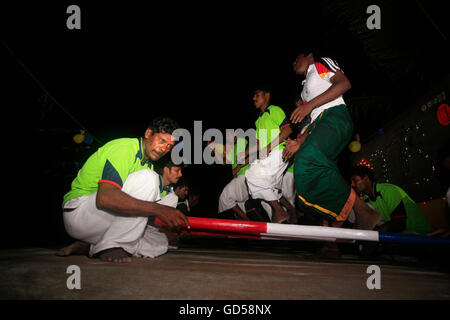 Traditionelle Lakshadweep Tanz Stockfoto