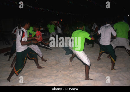 Traditioneller Tanz von Lakshadweep Stockfoto