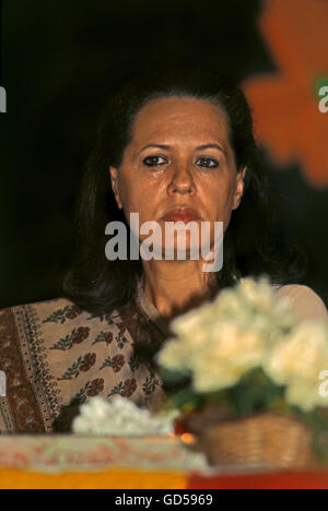 Sonia Gandhi Stockfoto