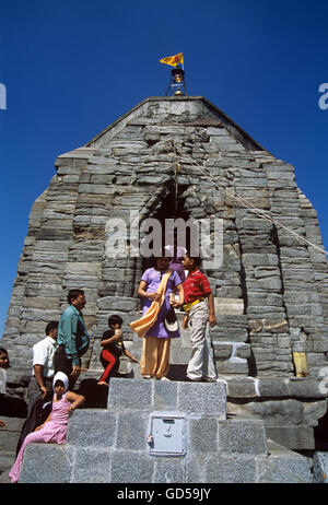 Shankaracharya Tempel in Srinagar Stockfoto