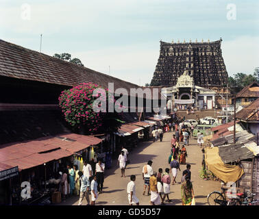Padmanabhaswamy Tempel Stockfoto