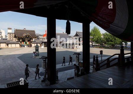 Der Nishi Hongan-Ji-Tempel in Kyoto, Japan. Es gibt auch eine Twin-Struktur in Kyoto: Higashi Hongan-Ji Stockfoto