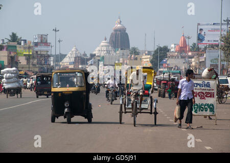 Jagannath Bügel, Puri, Orissa, Indien, Asien Stockfoto