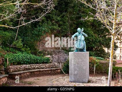 Statue von Pablo Casals Stockfoto