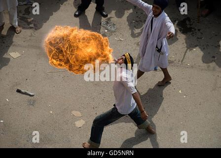 Hola Mohalla Festival Stockfoto