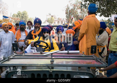 Hola Mohalla Festival Stockfoto