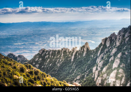 Serra de Sant Joan während, Katalonien, Spanien Stockfoto