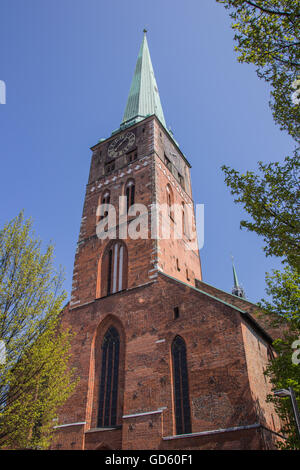 Die St. Aegidien-Kirche in Lübeck, Deutschland Stockfoto