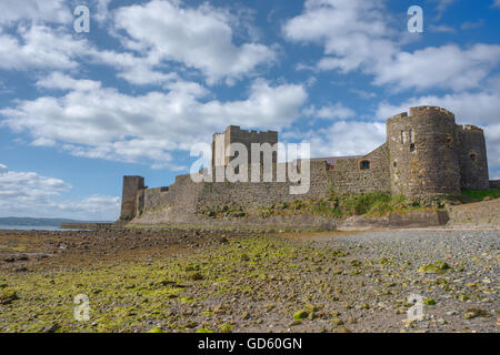 Carrickfergus Castle, einem Norman-Festung im Norden von Belfast, Nordirland Stockfoto