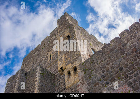 Carrickfergus Castle, einem Norman-Festung im Norden von Belfast, Nordirland Stockfoto