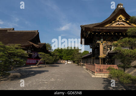 Der Nishi Hongan-Ji-Tempel in Kyoto, Japan. Es gibt auch eine Twin-Struktur in Kyoto: Higashi Hongan-Ji Stockfoto