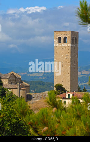 San Leo, Dom, Kathedrale, Marche, Italien, Europa Stockfoto