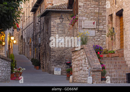 Gubbio, Altstadt, Umbrien, Italien, Europa Stockfoto