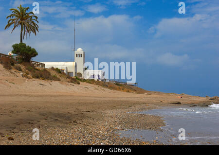 Mojacar, Strand, Provinz Almeria, Andalusien, Spanien, Europa Stockfoto