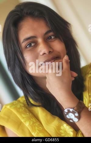 International Student studieren an Pestalozzi internationales Dorf in Sedlescombe, East Sussex. England. Großbritannien Stockfoto