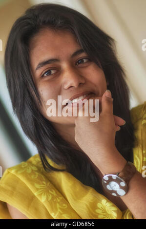 International Student studieren an Pestalozzi internationales Dorf in Sedlescombe, East Sussex. England. Großbritannien Stockfoto