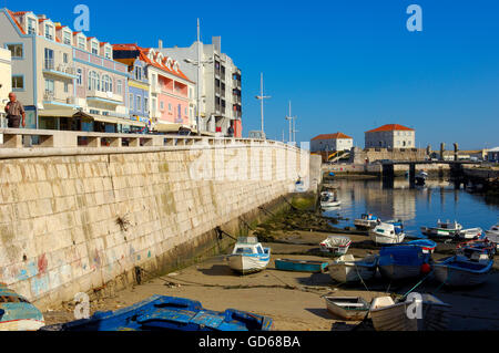 Peniche, Fischerboote, Leiria District, Atlantikküste, Estremadura, Portugal, Europa Stockfoto