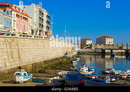 Peniche, Fischerboote, Leiria District, Atlantikküste, Estremadura, Portugal, Europa Stockfoto