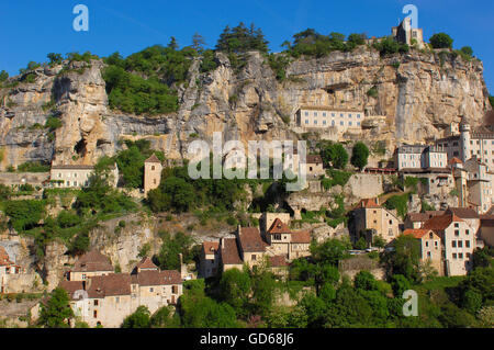 Rocamadour, Region Midi-Pyrénées, Departement Lot, Frankreich, Europa Stockfoto