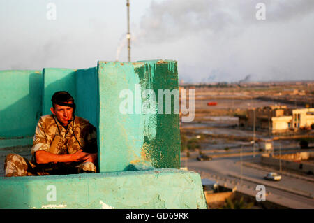 Foto von Jamie Callister britische Soldaten, Irak, August 2006 Stockfoto