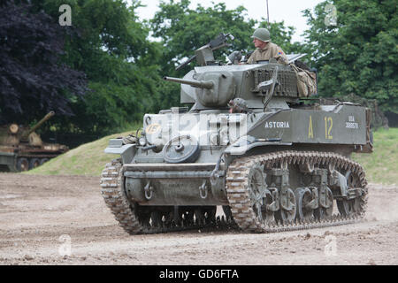 Stuart M5A1 leichte Panzer - Tankfest 2016 Stockfoto