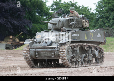 Stuart M5A1 leichte Panzer - Tankfest 2016 Stockfoto