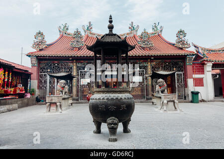 Kuan Yin Teng Tempel. Tempel der Göttin der Barmherzigkeit. George Town, Penang, Malaysia. Stockfoto