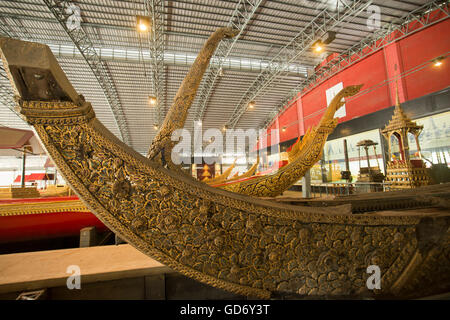 Das Royal Barges nationalen Museum in Banglamphu in der Stadt von Bangkok in Thailand in Südostasien. Stockfoto