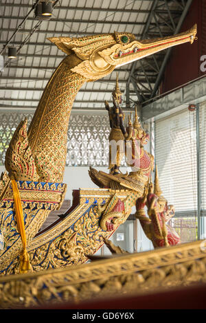 Das Royal Barges nationalen Museum in Banglamphu in der Stadt von Bangkok in Thailand in Südostasien. Stockfoto