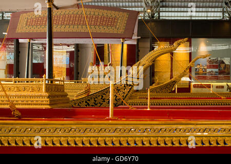 Das Royal Barges nationalen Museum in Banglamphu in der Stadt von Bangkok in Thailand in Südostasien. Stockfoto