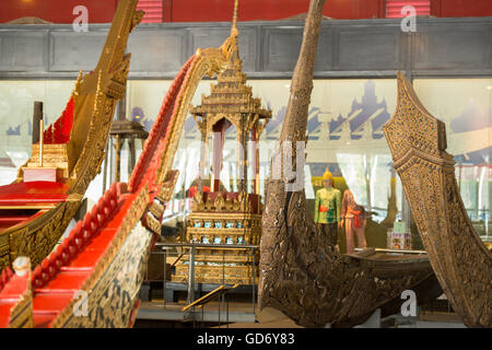 Das Royal Barges nationalen Museum in Banglamphu in der Stadt von Bangkok in Thailand in Südostasien. Stockfoto