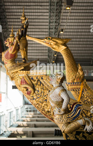 Das Royal Barges nationalen Museum in Banglamphu in der Stadt von Bangkok in Thailand in Südostasien. Stockfoto