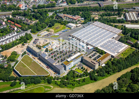 Luftaufnahme, Hauptsitz der Gruppe ALDI SÜD Styrum Burgenstraße