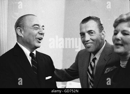 Richard Rodgers und Ed Sullivan Stockfoto