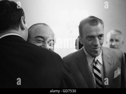 Richard Rodgers und Ed Sullivan Stockfoto