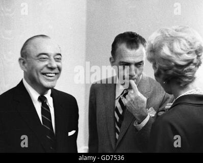 Richard Rodgers und Ed Sullivan Stockfoto