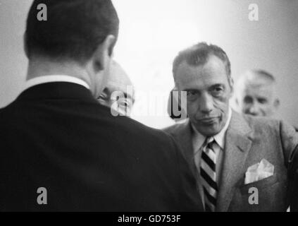 Richard Rodgers und Ed Sullivan Stockfoto