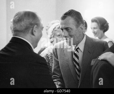 Richard Rodgers und Ed Sullivan Stockfoto