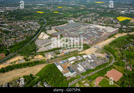 Luftaufnahme, OPEL Werk 1, Abriss der ehemaligen Auto-Fabrik, Bochum, Ruhrgebiet, Nordrhein-Westfalen, Deutschland Stockfoto