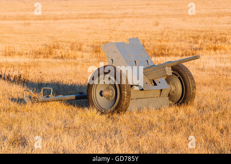 Die Pak 36 oder Panzerabwehrkanone 36 war eine deutsche Panzerabwehrkanone, die ein Kaliber 3,7 Cm abgefeuert. Es war die wichtigste Anti-Panzer-Weap Stockfoto