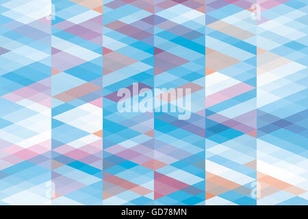 Geometrische Muster Hintergrund in Retro-Farben - Design aus Stoff oder Hintergründe Stockfoto