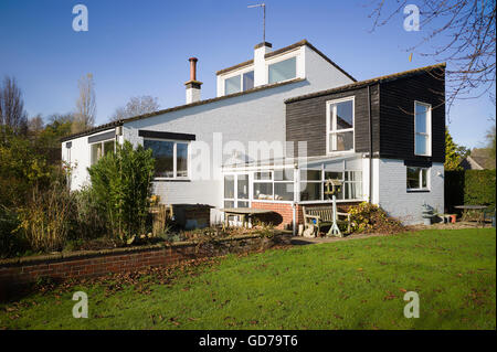 1970er Jahre Architekt entwarf freistehendes Landhaus in UK Stockfoto