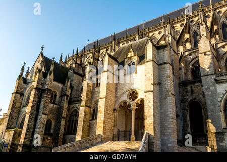 Kathedrale Saint-Etienne, Bourges, Cher, Unesco World Heritage Site, Frankreich, Europa Stockfoto