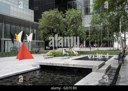 Museum für moderne Kunst, Abby Aldrich Rockefeller Sculpture Garden, NYC Stockfoto