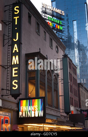 St. James Broadway Theater Festzelt, NYC Stockfoto